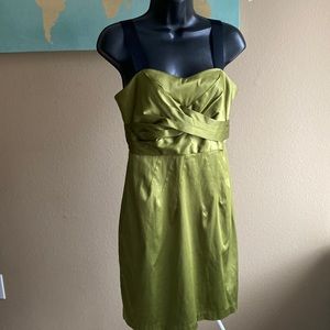 Jewel olive green junior’s 9 cocktail dress